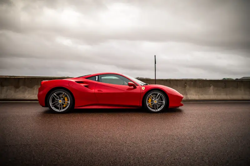 Ferrari 488 GTB en piste