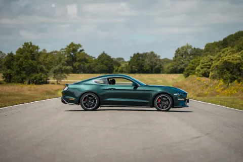 Ford Mustang Bullitt en piste