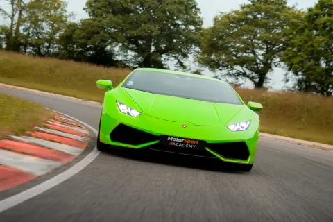Lamborghini Huracán en piste