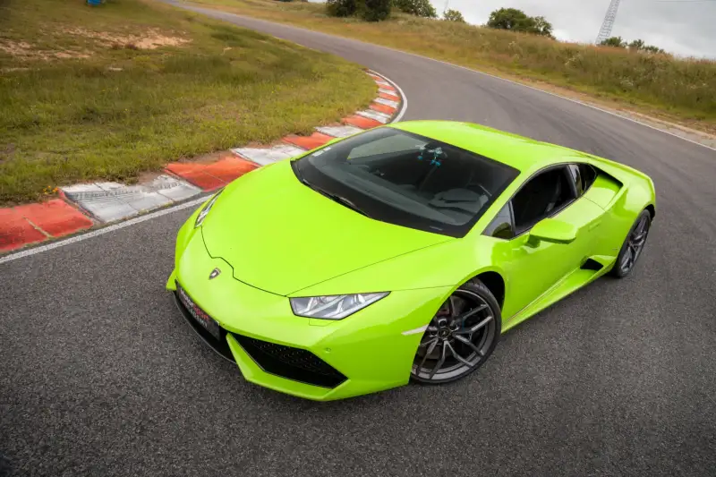 Lamborghini Huracán en piste